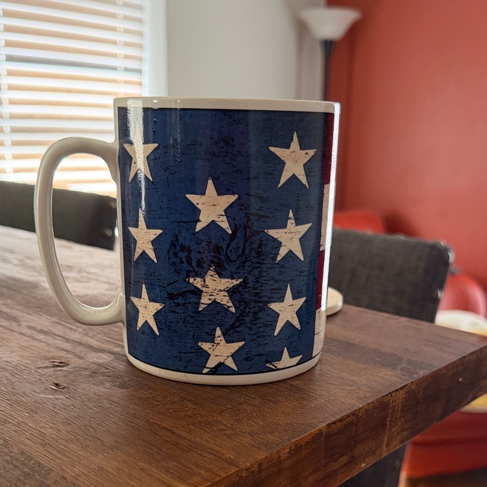 Patriotic Blue Star Mug